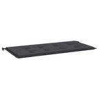 Vidaxl tuinbankkussen 120x50x4 cm oxford stof zwart