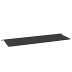 Vidaxl tuinbankkussen 150x50x4 cm oxford stof zwart