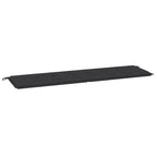 Vidaxl tuinbankkussen 180x50x4 cm oxford stof zwart