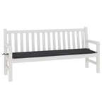 Vidaxl tuinbankkussen 180x50x4 cm oxford stof zwart