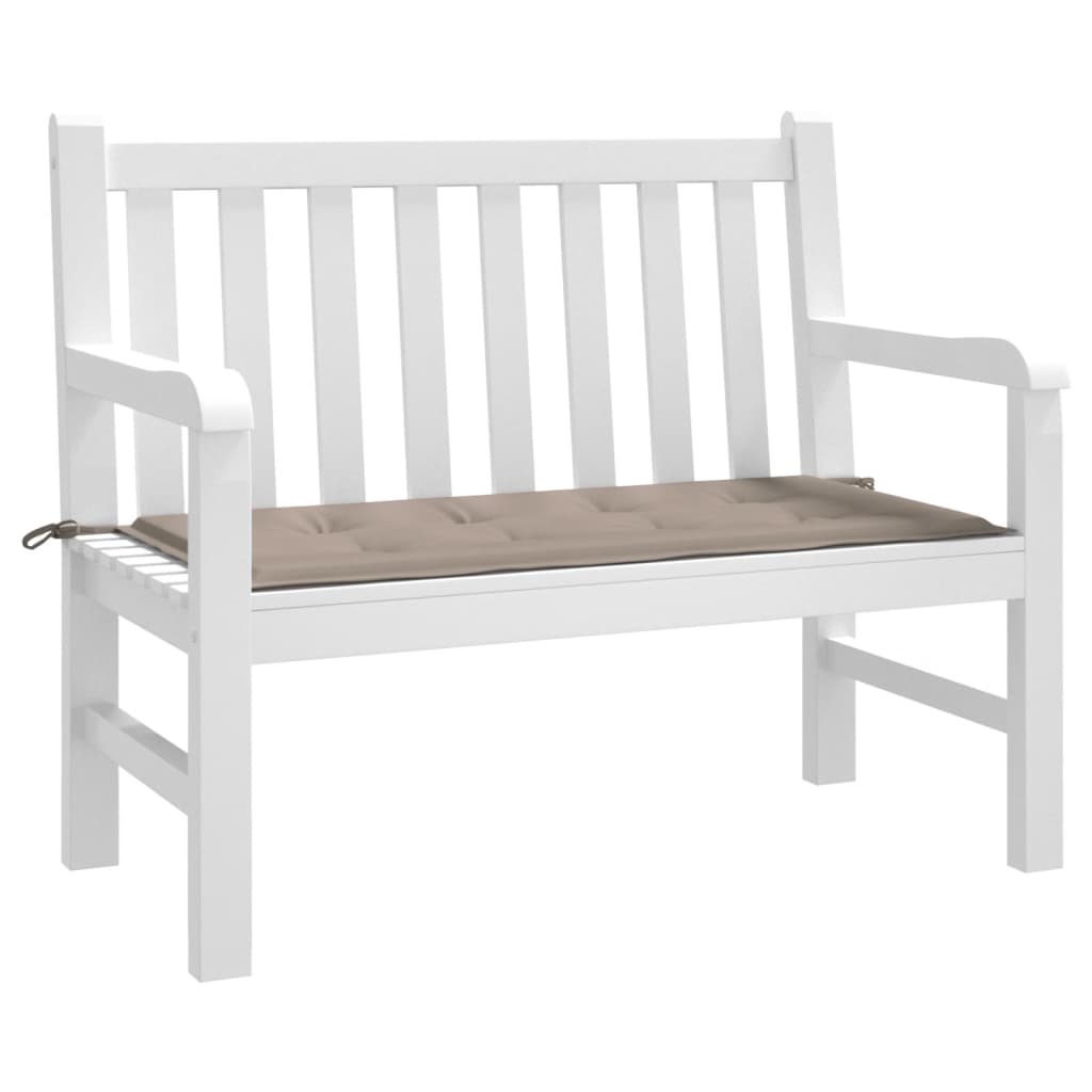 Vidaxl tuinbankkussen 100x50x4 cm oxford stof taupe