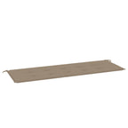 Vidaxl tuinbankkussen 150x50x4 cm oxford stof taupe