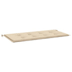 Vidaxl tuinbankkussen 100x50x4 cm oxford stof beige