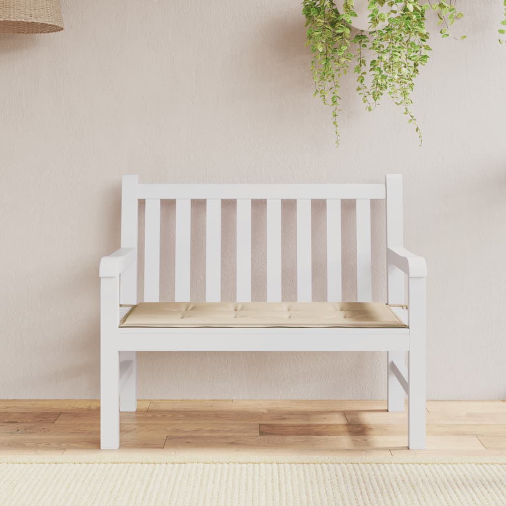 Vidaxl tuinbankkussen 120x50x4 cm oxford stof beige