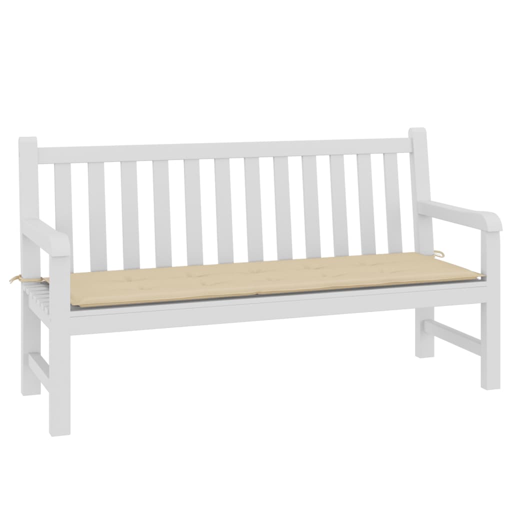 Vidaxl tuinbankkussen 150x50x2 cm oxford stof beige