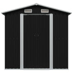 VidaXL Tuinberging 204x132x186 cm staal antraciet