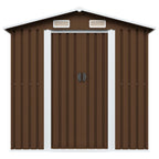 VidaXL Tuinberging 204x132x186 cm staal bruin