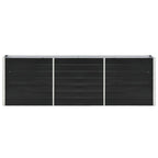 Vidaxl plantenbak verhoogd 240x40x77 cm gegalvaniseerd staal antraciet