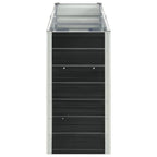 Vidaxl plantenbak verhoogd 240x40x77 cm gegalvaniseerd staal antraciet