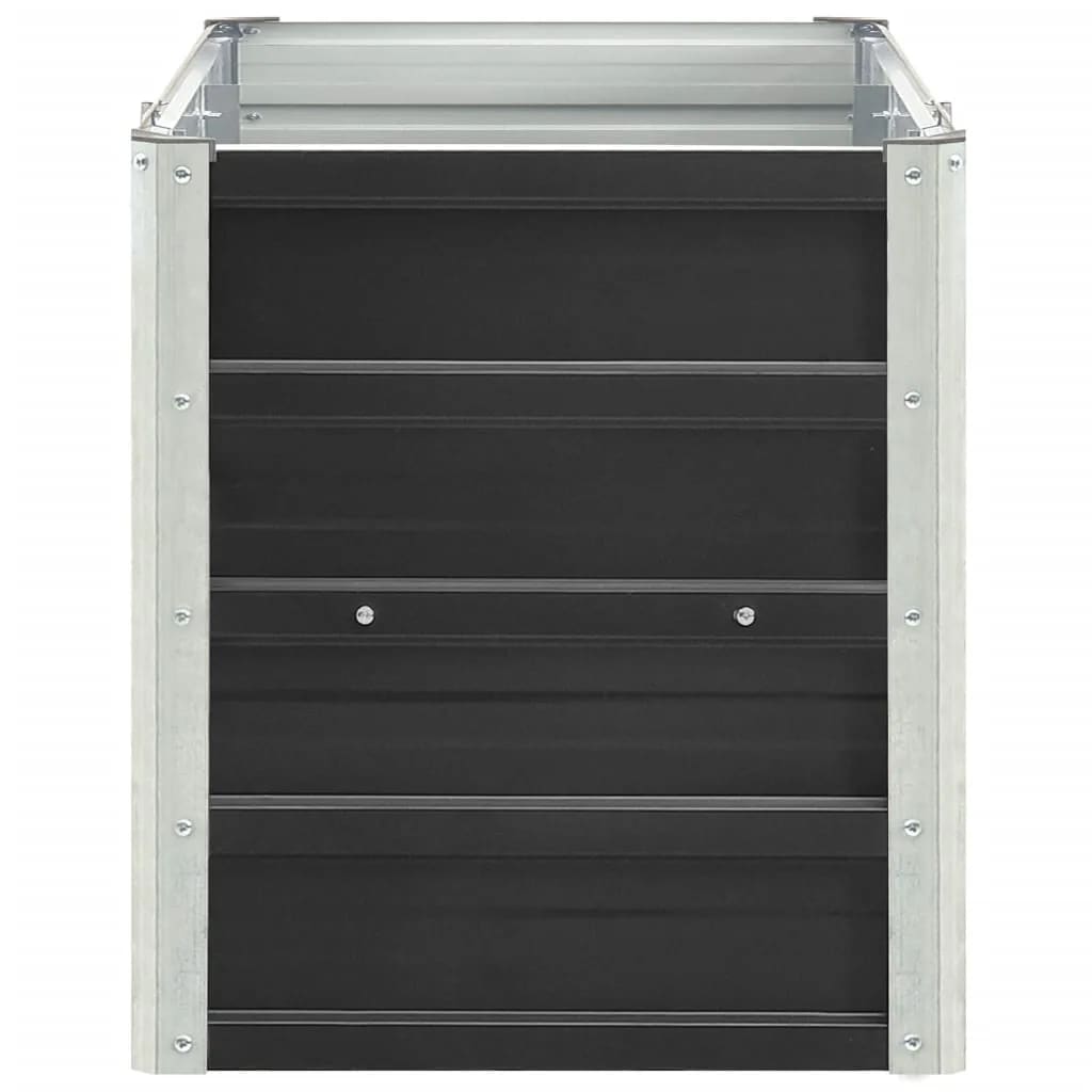 Vidaxl plantenbak verhoogd 240x40x45 cm gegalvaniseerd staal antraciet