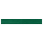 Vidaxl plantenbak verhoogd 320x40x45 cm gegalvaniseerd staal groen