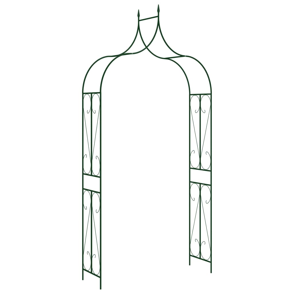 Vidaxl tuinboog 142x37x275 cm ijzer donkergroen