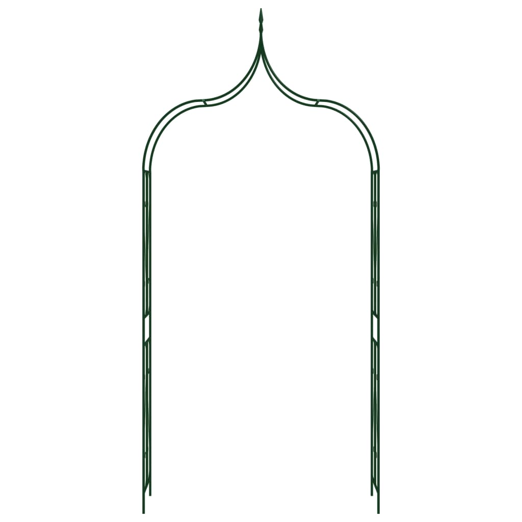 Vidaxl tuinboog 142x37x275 cm ijzer donkergroen