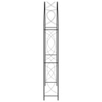Vidaxl tuinboog 150x34x240 cm ijzer zwart
