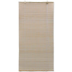 Vidaxl rolgordijnen 2 st 120x160 cm bamboe natuurlijk