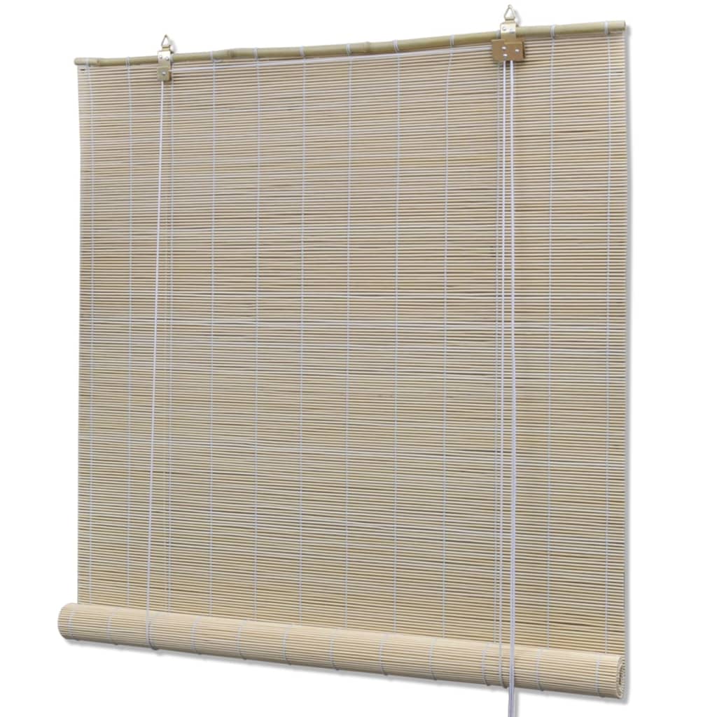 Vidaxl rolgordijnen 4 st 120x160 cm bamboe natuurlijk