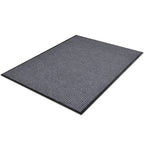 Vidaxl deurmatten 2 st 90x60 cm pvc grijs