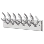 Vidaxl kapstokken 4 st aluminium zilverkleurig