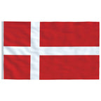 Vidaxl vlag denemarken 90x150 cm