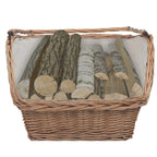 Vidaxl houtmand met handvat 61,5x46,5x58 cm wilgenhout bruin