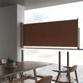 Vidaxl tuinscherm uittrekbaar 100x300 cm bruin