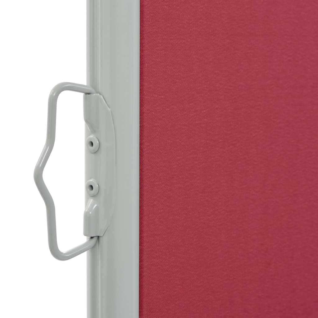 Vidaxl tuinscherm uittrekbaar 100x300 cm rood