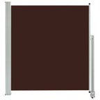 Vidaxl tuinscherm uittrekbaar 140x300 cm bruin
