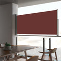 Vidaxl tuinscherm uittrekbaar 60x300 cm bruin