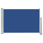 Vidaxl tuinscherm uittrekbaar 60x300 cm blauw