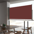Vidaxl tuinscherm uittrekbaar 80x300 cm bruin