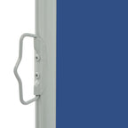 Vidaxl tuinscherm uittrekbaar 80x300 cm blauw