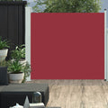 Vidaxl tuinscherm uittrekbaar 170x300 cm rood
