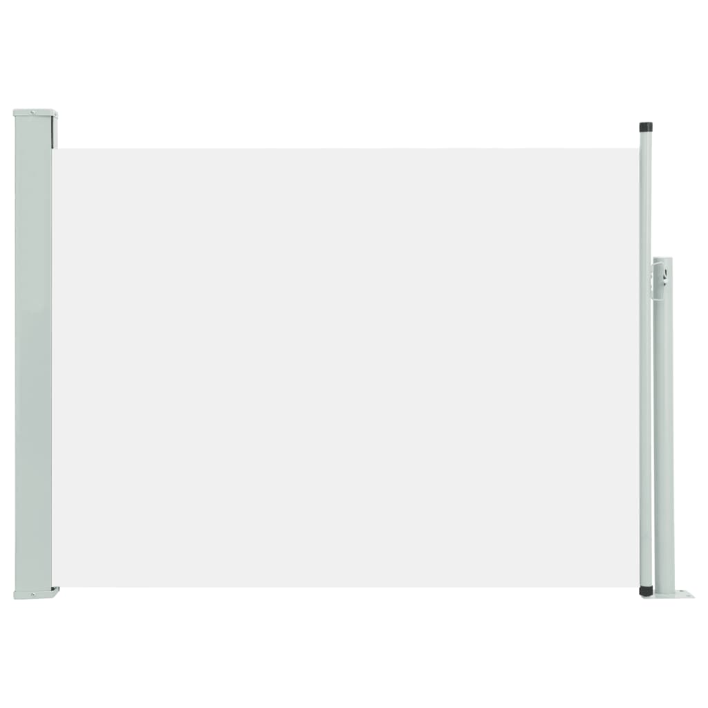 Vidaxl tuinscherm uittrekbaar 100x500 cm crème