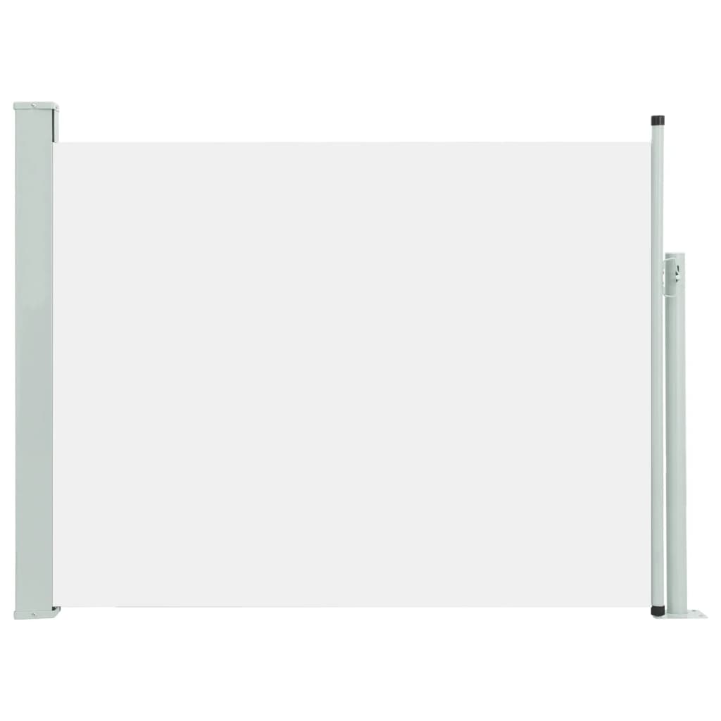 Vidaxl tuinscherm uittrekbaar 140x500 cm crème