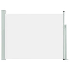 Vidaxl tuinscherm uittrekbaar 140x500 cm crème