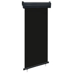 Vidaxl balkonscherm 85x250 cm zwart