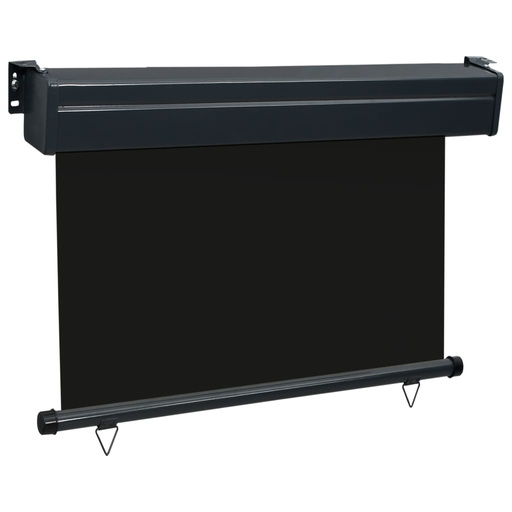 Vidaxl balkonscherm 85x250 cm zwart