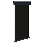 Vidaxl balkonscherm 105x250 cm zwart