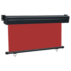 Vidaxl balkonscherm 145x250 cm rood