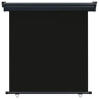 Vidaxl balkonscherm 165x250 cm zwart