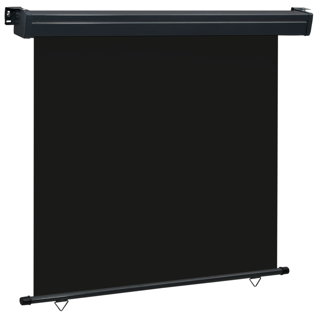 Vidaxl balkonscherm 175x250 cm zwart