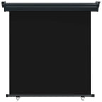 Vidaxl balkonscherm 175x250 cm zwart