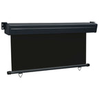 Vidaxl balkonscherm 175x250 cm zwart