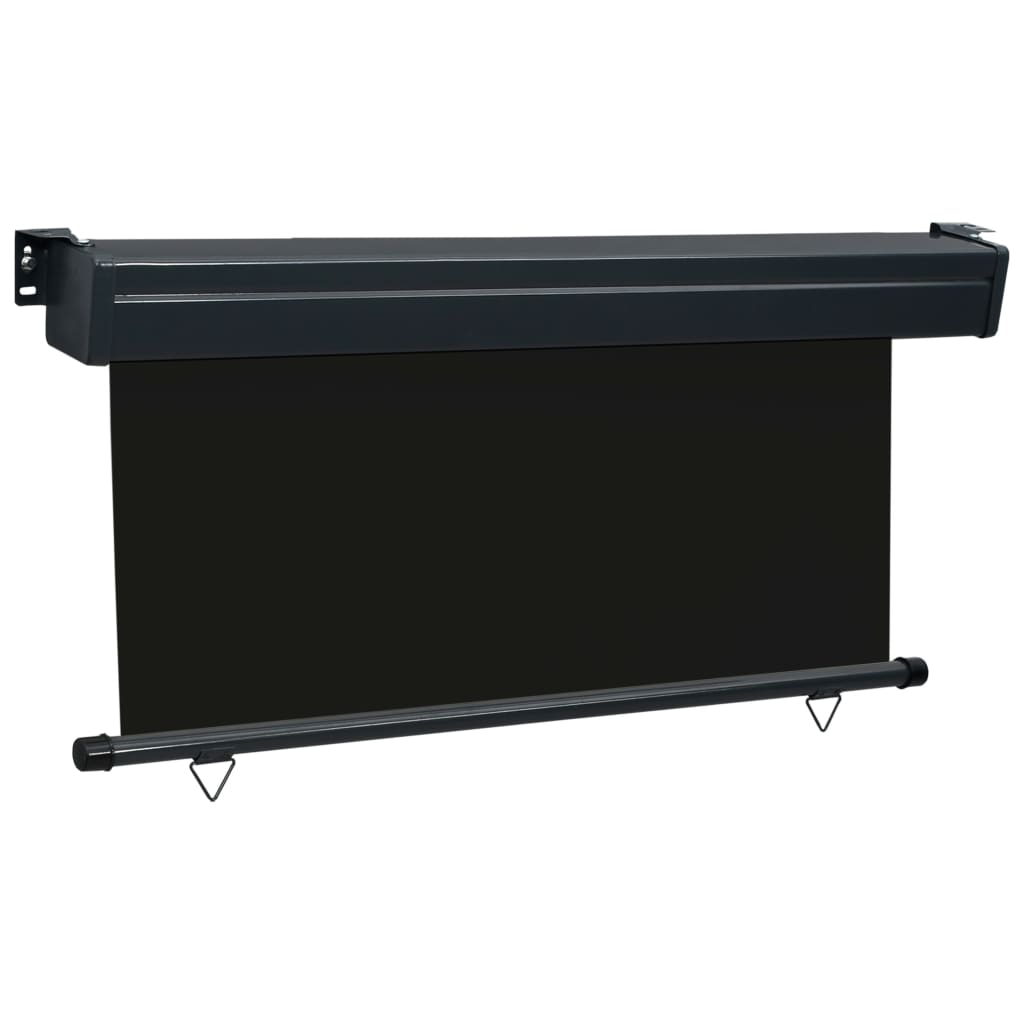 Vidaxl balkonscherm 175x250 cm zwart
