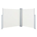 Vidaxl windscherm uittrekbaar 100x600 cm crème