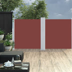 Vidaxl windscherm uittrekbaar 100x600 cm bruin