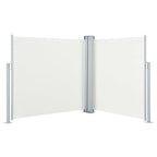 Vidaxl windscherm uittrekbaar 120x600 cm crème