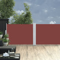 Vidaxl windscherm uittrekbaar 120x1000 cm bruin