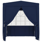 Vidaxl partytent met zijwanden professioneel 90 g m² 2,5x2,5 m blauw