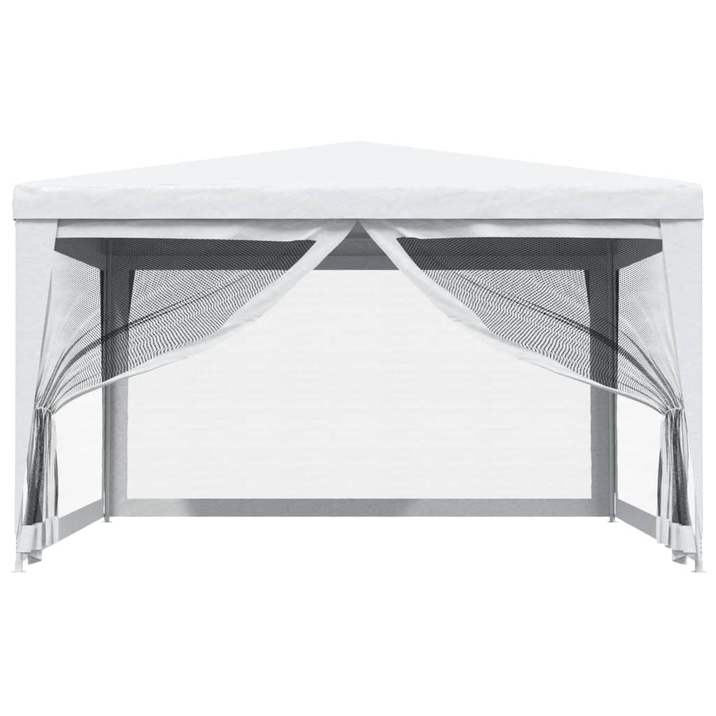 VidaXL Partytent met 4 mesh zijwanden 4x4 m wit